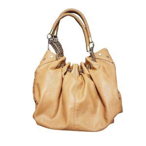 OLIVIA + JOY / Tan Drawstring Hobo Bag